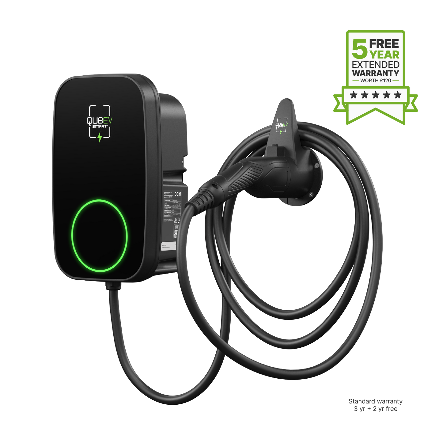 QUBEV Smart | 22kW (3 Phase) | Tethered