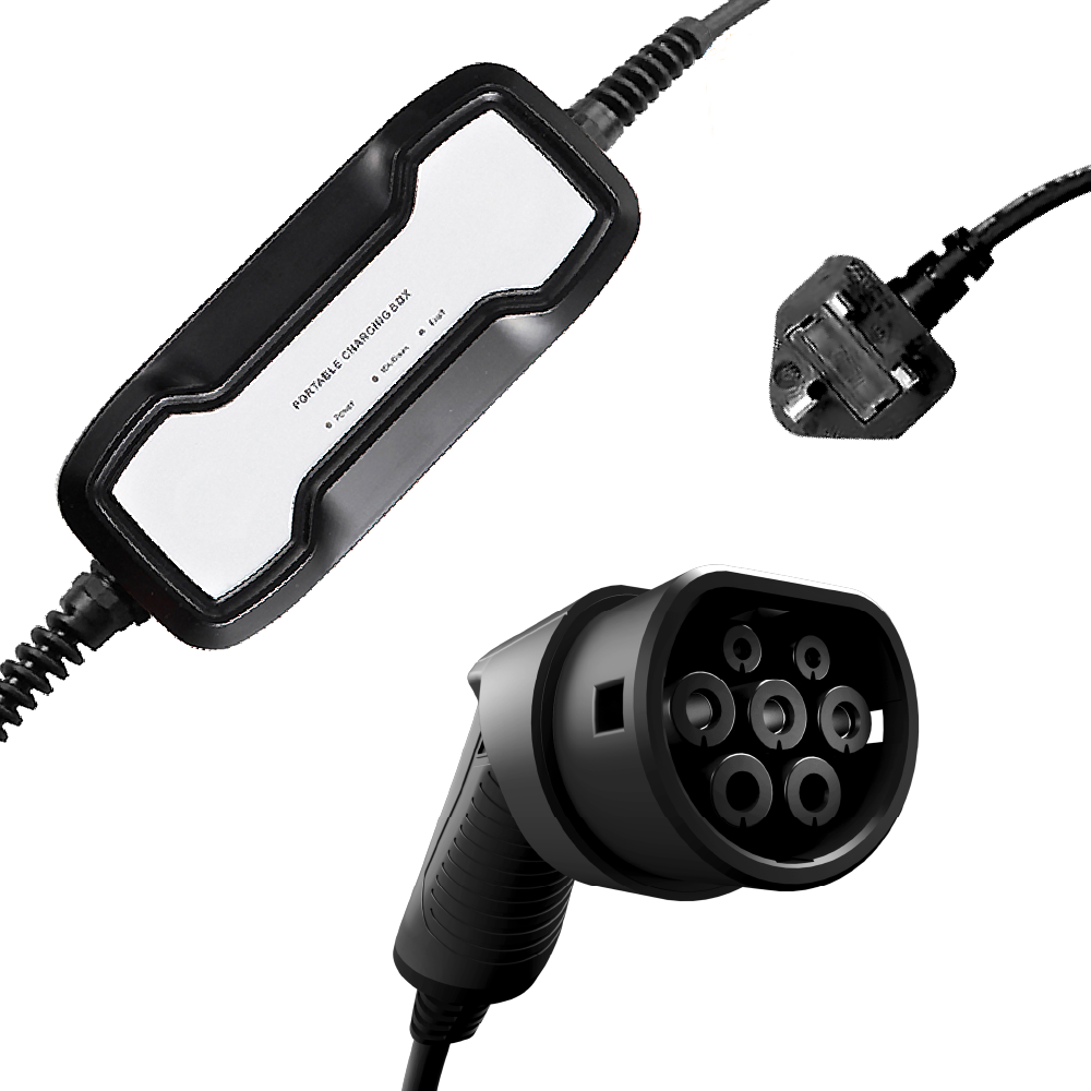 Mode 2 Type 2 to 3 Pin Plug Charging Cable Product Details
