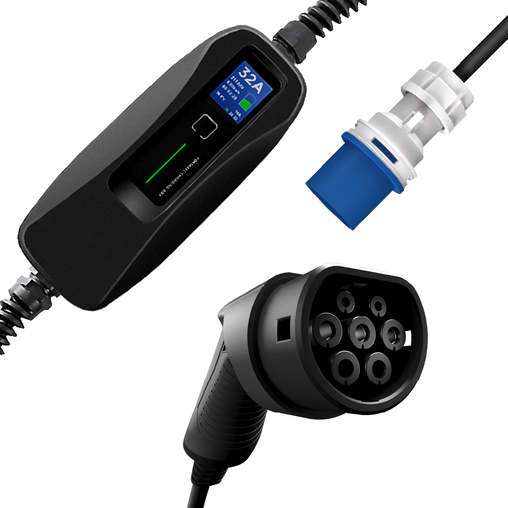 EV / Electric Car - Charging Cable - Type 2 to Type 2, 32amp