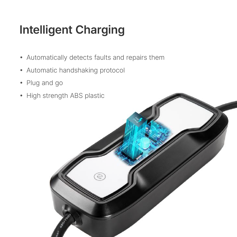 EV OneStop Type 2 to Schuko Plug Intelligent Charging Cable