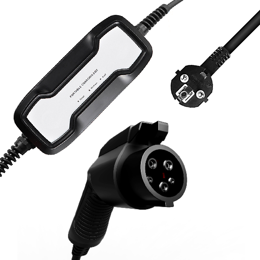 Mode 2 Type 1 to Schuko Plug Charging Cable Product Details