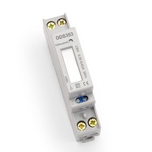 45 Amp 1 MOD 1 Phase 1000imp/kWh Digital Din Rail Mounted Meter - MID B