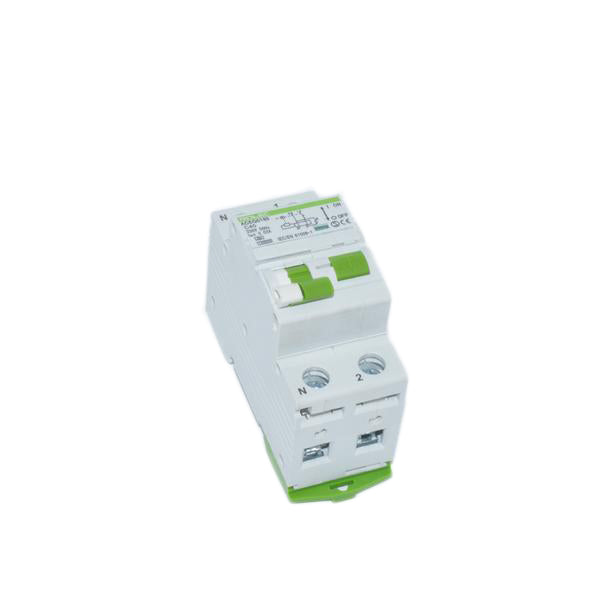 EV Switchgear | 40 Amp 30mA 1P+N 2Mod Type A - DC Sensitive  (10KA) RCBO