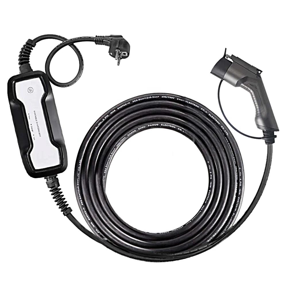EV OneStop EV Home Charging Cable | Type 1 to Schuko Plug